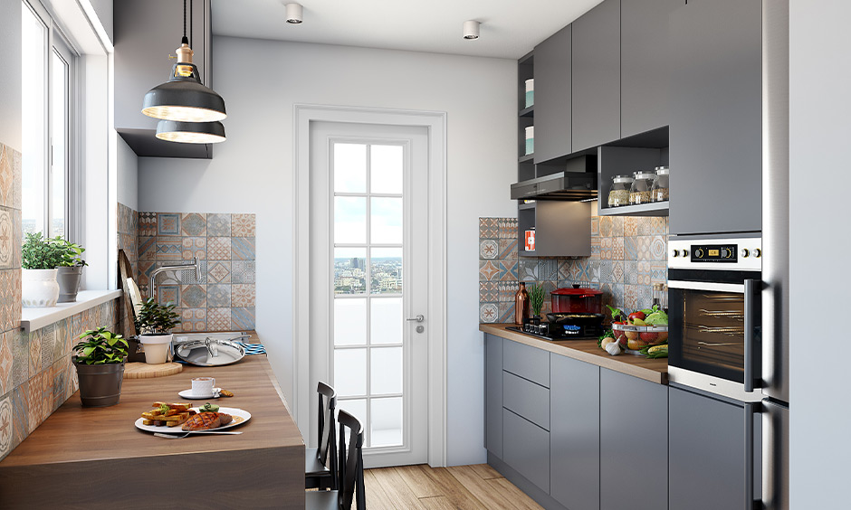 Warna Dapur Abu-abu