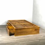 Dipan Minimalis Berlaci Kayu Jati