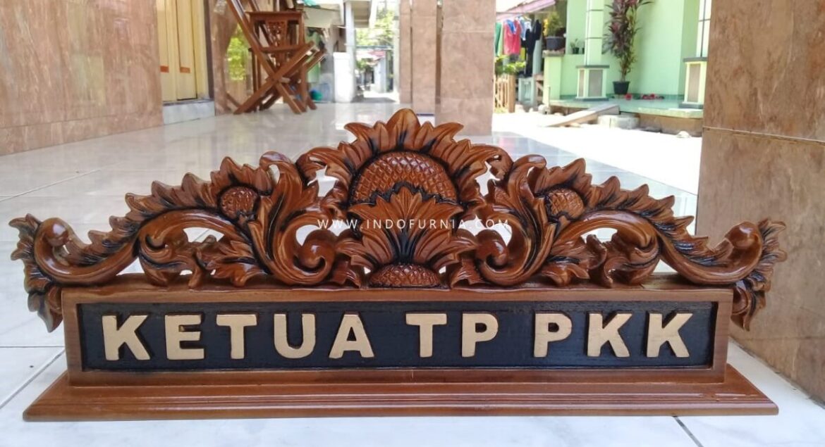 Papan Nama Meja Ketua TP PKK