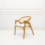 Kursi Cafe Rotan Kayu Minimalis Ibel