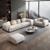 Kursi Sofa Minimalis Ruang Tamu Modern Retro Kayu Jati
