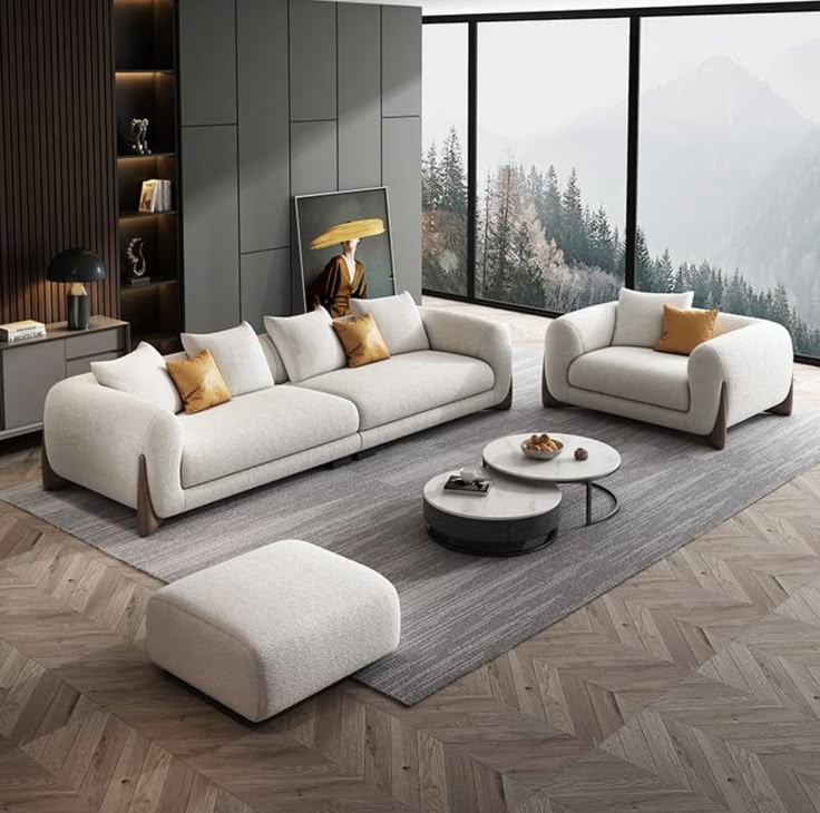 Kursi Sofa Minimalis Ruang Tamu Modern Retro Kayu Jati