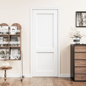 Pintu Kamar Minimalis 2 Panel Putih Klasik Angelio