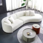 Set Kursi Sofa Ruang Tamu Minimalis Lengkung L Artika