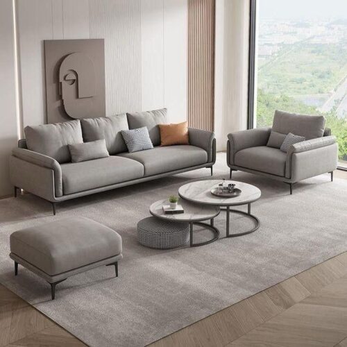 Sofa Set Ruang Tamu Minimalis Mewah Modern Elvania