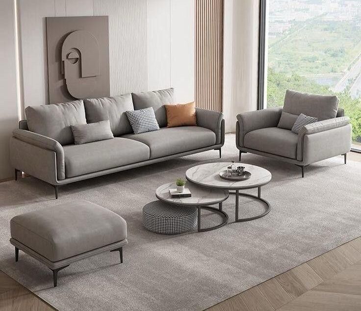 Sofa Set Ruang Tamu Minimalis Mewah Modern Elvania