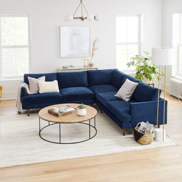 Sofa Minimalis Biru Navy untuk Ruang Tamu Lia