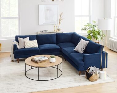 Sofa Minimalis Biru Navy untuk Ruang Tamu Lia