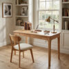 Meja Kerja Kayu Scandinavian Minimalis Home Office dan Ruang Belajar
